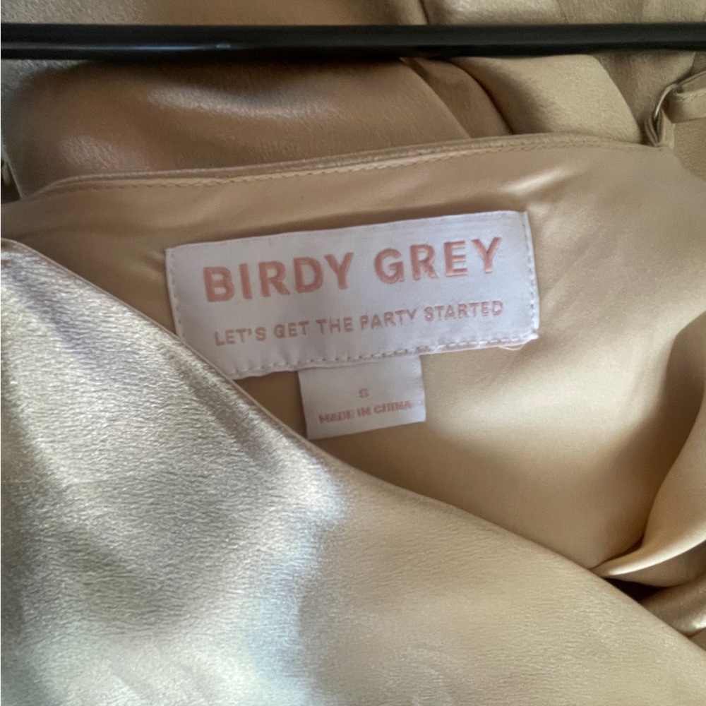 Birdy Grey Lisa Shiny Satin Midi Dress - Picture 5 of 5
